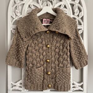 Vintage Y2K Juicy Couture, Premium Knit Cardigan